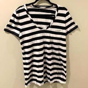 NWT Striped Caslon Tee